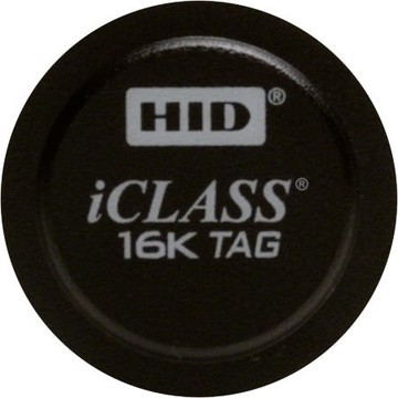 IClass Tag (PROG iClass, Black with HID STD Logo, Match iClass#)