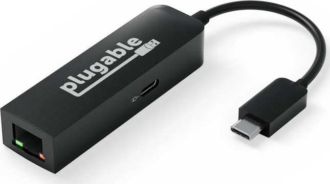 Plugable USBC-E2500PD Network Testing