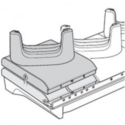 Zebra charging station adapter