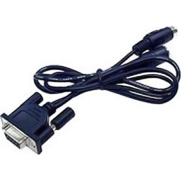 6ps RS232 straight power link 1.5m cable, black