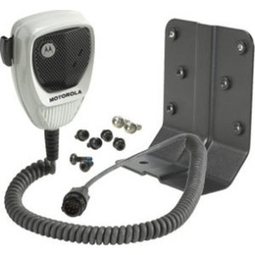 VC70 External PTT mic, Motorola HMN1089B Water-resistant Palm Microphone or equivalent. This bundle includes the KT-ACCMNT-VC70-R ACCESSORY Side mount bracket