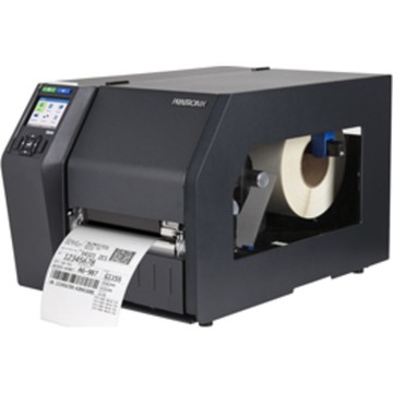 PRINTRONIX, T8304, THERMAL TRANSFER PRINTER (4'' WIDE, 300DPI), 4'' REWINDER/PEELER, STANDARD EMULATIONS (PGL, VGL, ZPL, TGL, IPL, STGL, DPL), RS 232 SERIAL, USB 2.0 AND PRINTNET 10/100BASET (STANDARD), ONLINE DATA VALIDATION, US