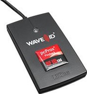 pcProx Playback MIFARE Black 6in. USB Reader image
