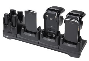 Zebra charging station, 3 slots