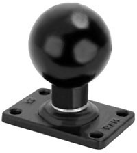 RAM BASE 2" X 3" W/ 2 1/4" DIA. BALL