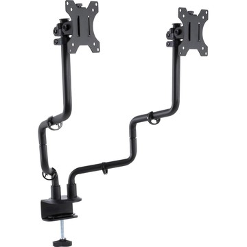 Allsop Metal Art Dual Monitor Arms - Black - 32146