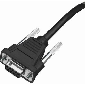 CABLE RS232 (5V SIGNALS) BLACK GILBARCO 3M/9.8' 8 PIN MODULAR