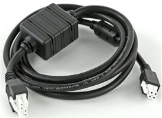 Zebra DC cable