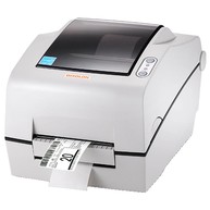Bixolon SLP-TX400, 203dpi, Thermal Transfer, Peeler, Serial, Light Grey image