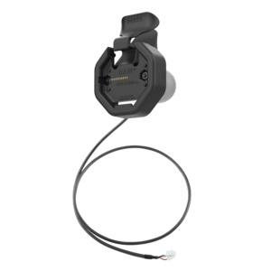 RAM Mounts GDS Uni-Conn Powered Snap-In Dock with Key-Locking (Rechts) - 2-Hole AMPS Pattern - USB-C Connector - Screw Set