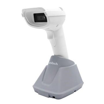 Unitech MS852B+ HC Barcode Scanner, 2D HD, Bluetooth, White, Antimicrobial, IP42