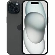 Apple iPhone 15 Smartphone 128GB, Black, 6.1" Super Retina XDR, 48MP, USB-C image