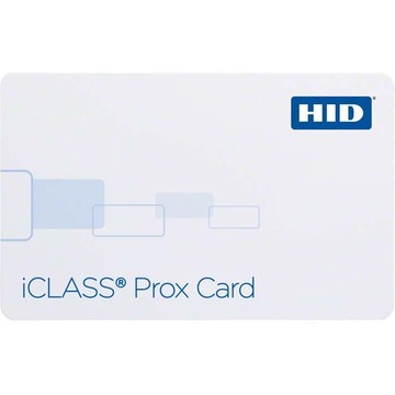 2122 iCLASS Prox PVC-Poly Card (PROX SR, PROG, Match ICLASS#, No Slot, Match PROX#)