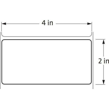 Duratherm Labels (4x2, 2823 labels per roll, 4 rolls per case)