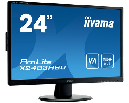 Moniteur iiyama X2483HSU-B5 23,8 pouces, VA, Full HD, 4 ms, 75 Hz, Noir