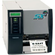 TOSHIBA, THERMAL BARCODE PRINTER, B-SX5T, 5IN WIDE, 305 DPI, 8 IPS, PEELER/REWINDER, SERIAL, PARALLEL, I/O, USB image
