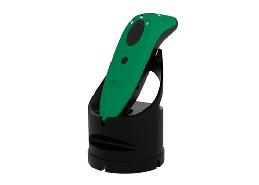 SocketScan S720, Green Scanner, Charging Dock Black