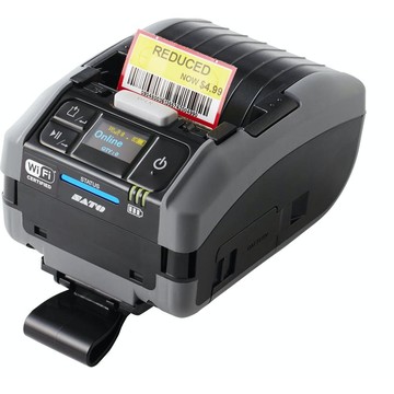 SATO PrintGo 203 Mobiler Tragbarer Etikettendrucker 203dpi, Batterie, USB, Bluetooth, Linerless