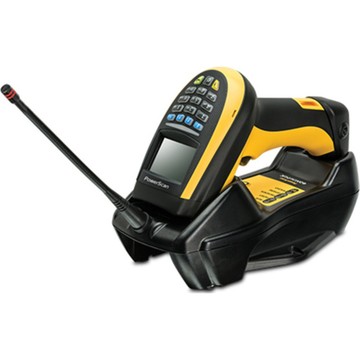 Datalogic PowerScan PM9100 Barcode Scanner Kabellos, 1D, Linear Imager, 433 MHz, IP65, Display, 16 Tasten