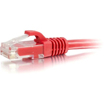 C2G 7ft Cat6 Unshielded Ethernet Cable - Red