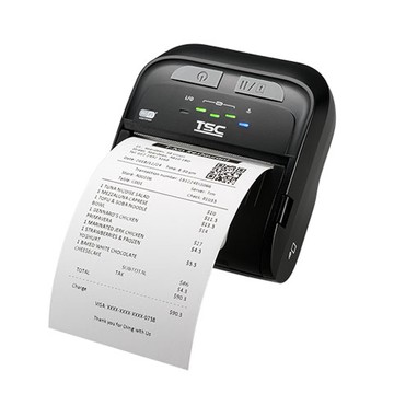 TSC TDM-30 Mobile Barcode Printer, 203dpi, 3", Bluetooth, Cradle Ready, Linerless, IP54