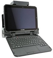 Zebra vehicle charging-/communication station, with lock image