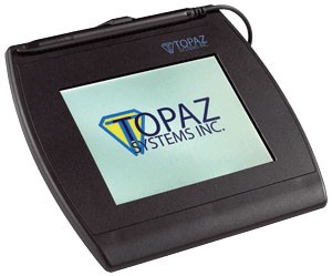 TOPAZ, FACTORY DROP SHIP ONLY, SIGGEM COLOR 5.7 BLUETOOTH WIRELESS ELECTRONIC SIGNATURE PAD, WITH SOFTWARE, 2-YEAR FACTORY WARRANTY