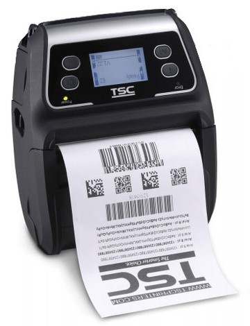TSC Alpha-4L Mobile Label Printer 4.0", 203 dpi, 4 ips, Linerless, IP54, 5800 mAh