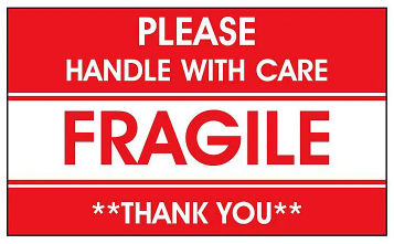 AirTrack AIRTRACK-FRAGILE Labels