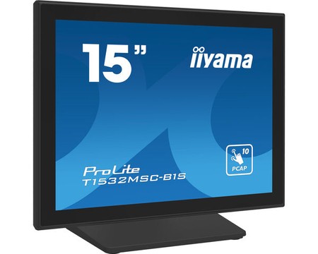 iiyama ProLite T15XX, 38.1 cm (15''), Projected Capacitive, kit (USB), black