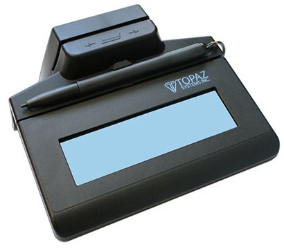 TOPAZ, SIGLITE LCD 1X5 WITH INTEGRATED 3 TRACK MSR (HID USB), WITH SOFTWARE, 2 YEAR FACTORY WARRANTY, NON-CANCELABLE, NON-RETURNABLE