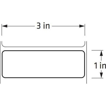Duratran II Thermal Transfer Labels (3.0 in. x 1.0 in. - 8 Rolls-Case)