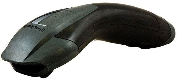Honeywell Voyager FlexScan 2D Black Barcode Scanner Single-pass, omnidirectional, 1D (Code 39), QR code, PDF417, Data Matrix, Single-line laser (upgradeable to area-imaging), RS232, USB, KBW, IBM, 1.5m