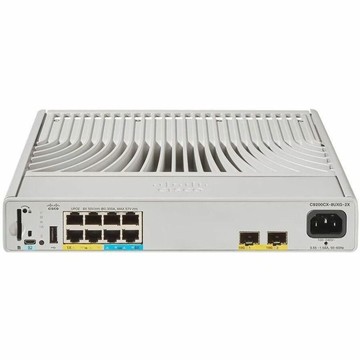 Cisco Catalyst C9200CX-8UXG-2X 8-Port PoE Managed Ethernet Switch - C9200CX-8UXG-2X-A