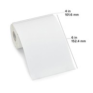 Label, Paper, 4 x 6in, Direct Thermal, Z-Perform 1000D, 0.75 in core, 36 Rolls/Carton image