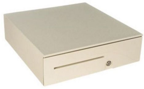 Series 100 Cash Drawer (Adjustable Media Slot, 320 MultiPRO Interface and 16 Inch x 16 Inch) - Color: Cloud White