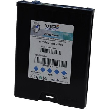 Ink Cartridge Cyan for VIPColor VP660 / VP750 (5 pack)