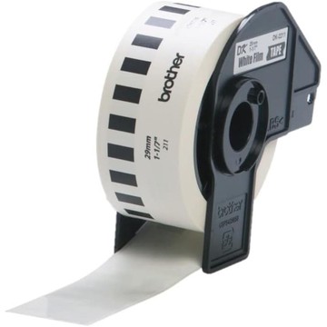 DK22211: Brother DK-22211 Label Roll, Continuous Length Film, Black on White, Single Label Roll, 29mm (W) x 15.24M (L).
