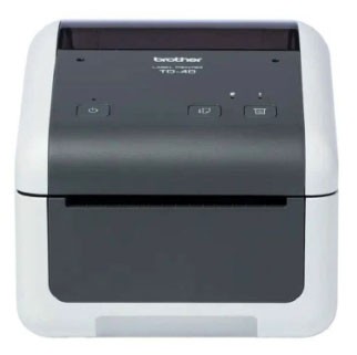 Brother TD4210D Desktop Barcode Printer Direct Thermal, 203dpi, 5ips, 4.3in, USB/Serial