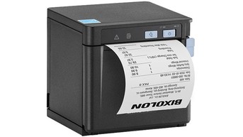 BIXOLON,  3INCH MPOS PRINTER, BLACK COLOR, BUILT IN USB TYPE C POWER DELIVERY, 3 USB HOST PORTS AND ETHERNET, 250MM/SEC PRINTING SPEED, AUTO CUTTER, 203 DPI image