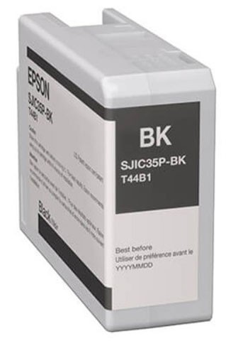 Ink Cartridge Black Gloss SJIC35P (BK) for Epson ColorWorks C6500/C6000
