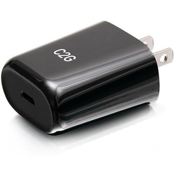 C2G USB C Power Adapter AC Adapter - Black