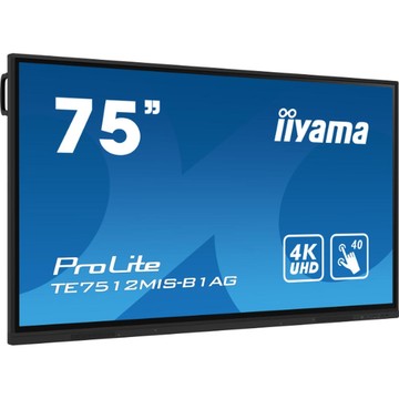 iiyama ProLite TE7512MIS-B1AG, 190.5 cm (75''), infrared, 4K, black