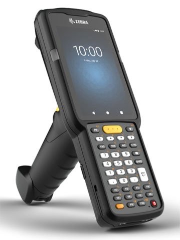 Zebra MC3300ax Mobile Computer Wi-Fi 6, 2D SE4770, 4.0-inch Display, 38-Key, Extended Capacity Battery, Android GMS