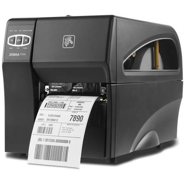 Imprimante industrielle Zebra ZT220, transfert thermique, 203 dpi, série/USB, 6 IPS, largeur d'impression de 4,09 po