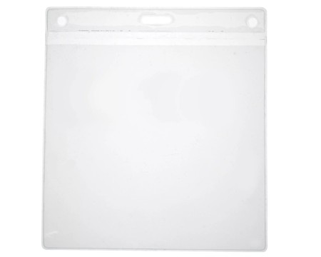 LC ClearFlex Portatarjetas de visita 100 pcs, Horizontal, 110 x 105 mm, Vinilo transparente