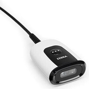 Zebra DS5502 lector de códigos de barras fijo 2D, rango estándar, blanco alpino, RS-232, USB