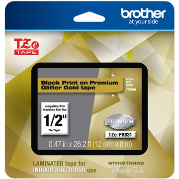 Étiquettes Brother TZEPR831