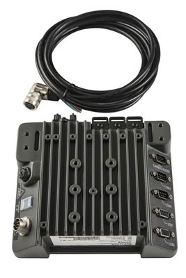 Enhanced dock with integral power supply, Enhanced I/O, 10 to 60 VDC, D ball included. Supports Thor VM1, VM2, or VM3, additional USB ports and Ethernet port.  Recommended when replacing VX8 or VX9 with screen blanking.