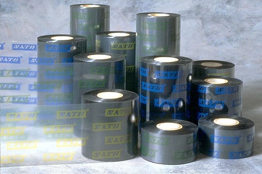 SATO, CONSUMABLES, T101A RIBBON WAX, WOUND OUT, 4.33" X 1476', 1" CORE, 12 ROLLS PER CASE, PRICED PER CASE